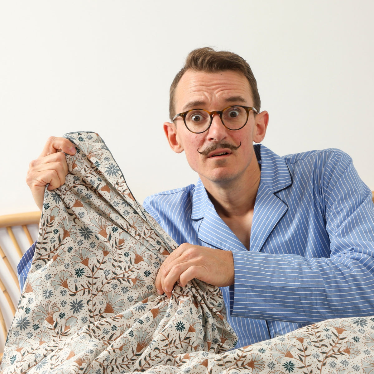 Photo de Benjamin qui montre que les coins de la couette ne sont plus dans la housse