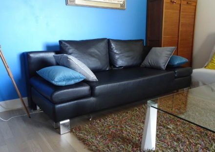 photo du canapé où l'idée a germé
